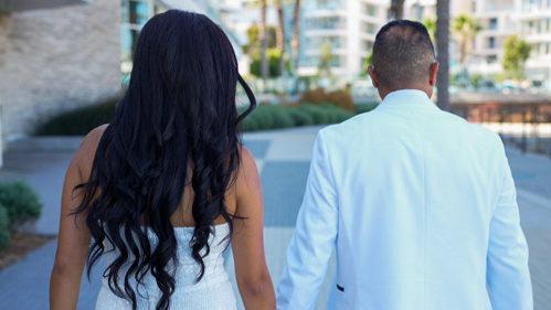 white wedding gown for bride